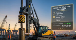 How to Choose the Right Piling Rig Expert Selection & Torque Calculator