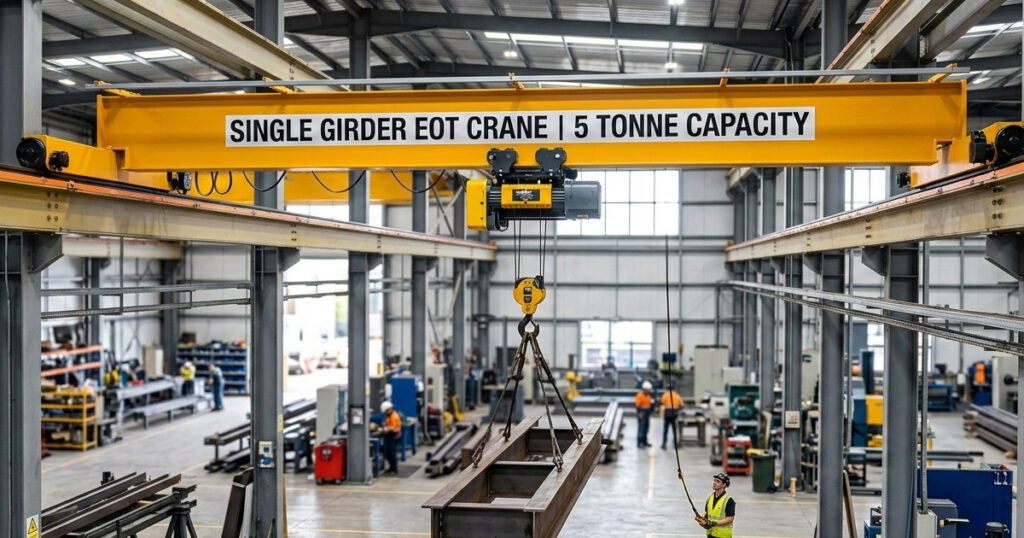 Single Girder EOT Crane The Efficiency Standard for Light to Medium Duty