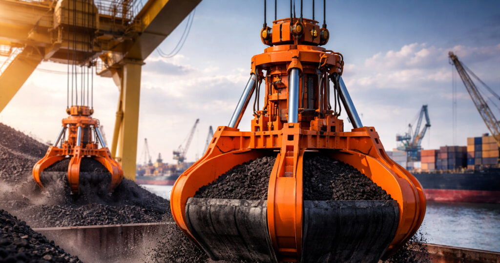 electro hydraulic grab bucket